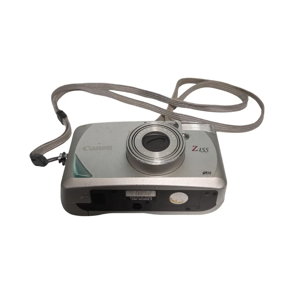 Canon Sure Shot Z155 Caption 35mm Point & Shoot Film Camera Silver Auto Focus